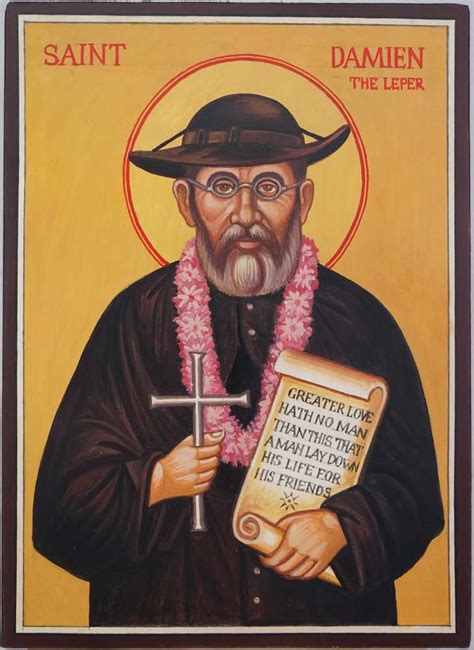 Saint Damien Of Molokai Orthodox Icon Blessedmart