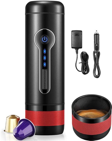 Amazon Conqueco Portable Coffee Maker V Travel Espresso Machine