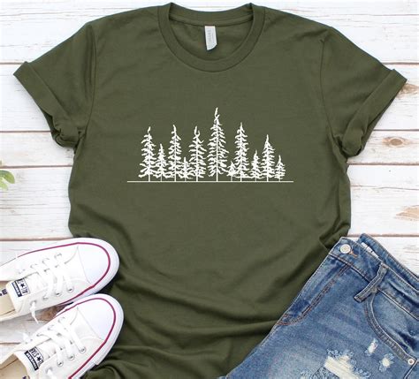 Tree Tshirt Tree T Shirt Forest Tshirt Forest T Shirt Nature Tshirt