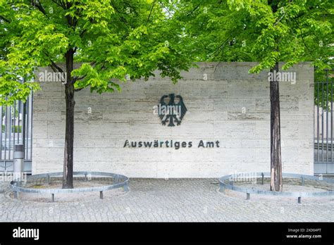 Front View Administrative Official Building Facade Foreign Office