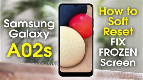 Samsung Galaxy A S How To Soft Reset Screen Is Frozen Fix Youtube