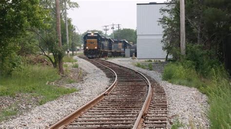 Abandoned Railroad Track Restored Csx At Myles Standish Industrial