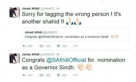 Shahid Afridi Nominated As Governor Sindh Fake News Galloping On