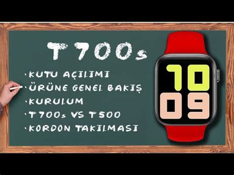 T700s Akıllı Saat Detaylı İnceleme Kutu Açılımı Ve Kurulum YouTube