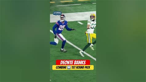 Deonte Banks Turned Heads At The Combine 👀 Nfl Giants Football Shorts Deontebanks