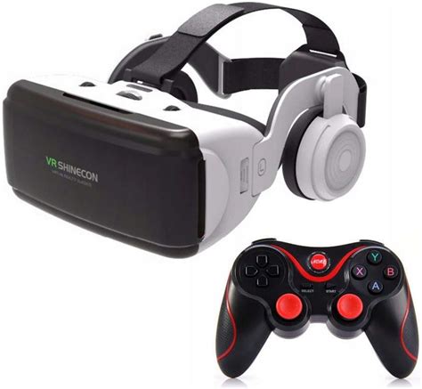 Mobilny VR Shinecon Gogle VR Okulary 3D Ze Słuchawkami Gamepad Opinie