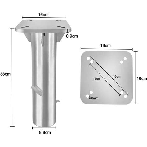 Pied De Parasol Universel Socle De Sol Support De Parasol Solide