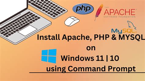 Install Apache PHP MYSQL On Windows 11 10 Using CMD