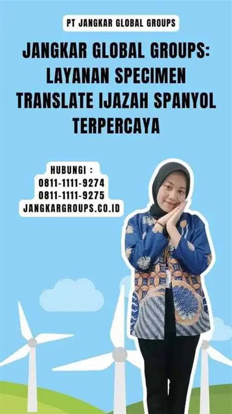 Specimen Translate Ijazah Spanyol Terpercaya Jangkar Global Groups