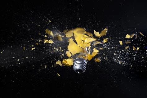 Light Bulb Exploding Stock Photo Image Of Incandescence 237089174