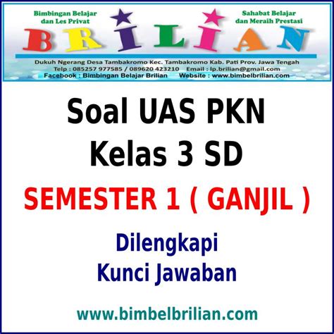 Bank Soal Pkn Materi Pancasila Kelas 3 Materi Soal