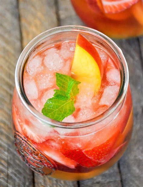 Easy White Wine Sangria With Fresh Fruit California Grown