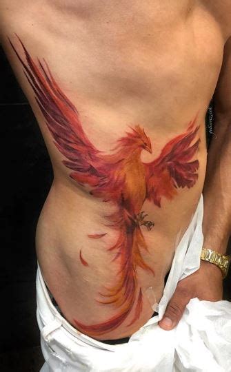 55 Beautiful And Meaningful Phoenix Tattoo Designs For Men