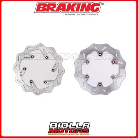 KIT DISCHI FRENO Braking Ktm Exc 200 2008 Anteriore Posteriore