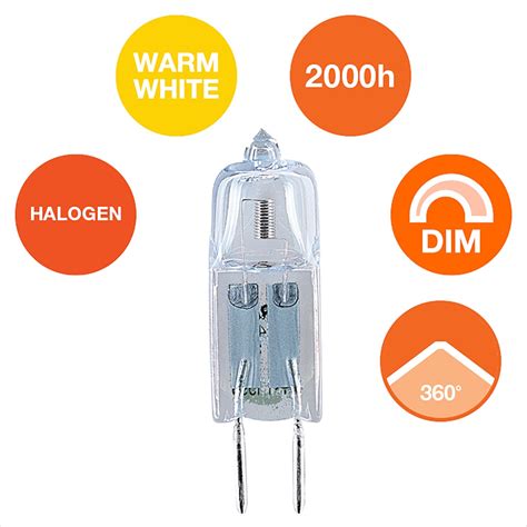 Osram Niedervolt Halogenlampe Pin G Warmweiss W Lm Dimmbar Er