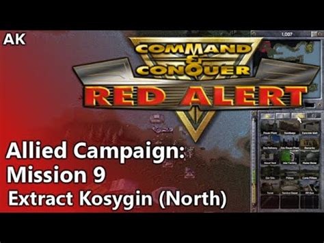 Command Conquer Red Alert Allied Campaign Mission 9 Extract