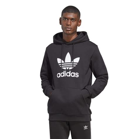 Buy Adidas Originals Mens Trefoil Hoodie Black