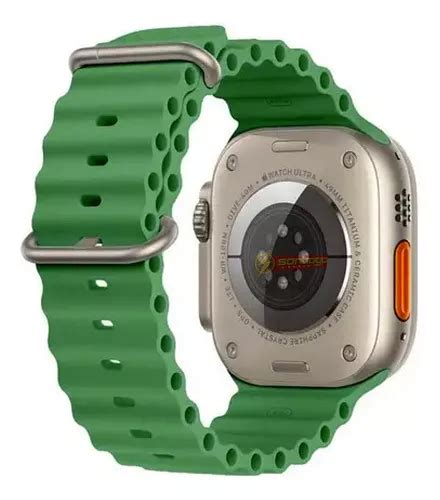 Pulsera Ocean Smartwatch Ultra 42 44 45 49 mm con película verde