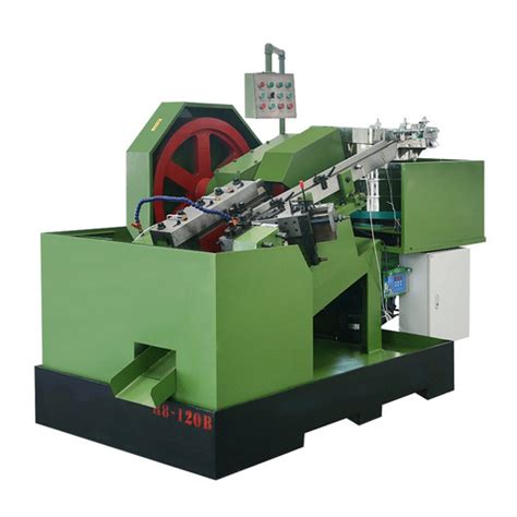 green high speed screw nail bolt threader thread roller machine