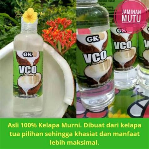 Jual Vco Virgin Coconut Oil Minyak Kelapa Dara Minyak Kelapa