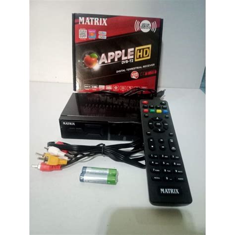 Jual Set Top Box Matrix Apple Merah Stb Matrik Merah Stb Siap