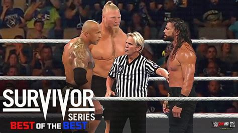 WWE October 29 2021 Roman Reigns Vs Brock Lesnar Vs The Rock