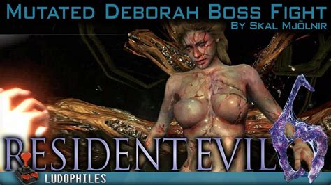 Resident Evil Mutated Deborah Boss Fight Cut Scenes Leon Arch