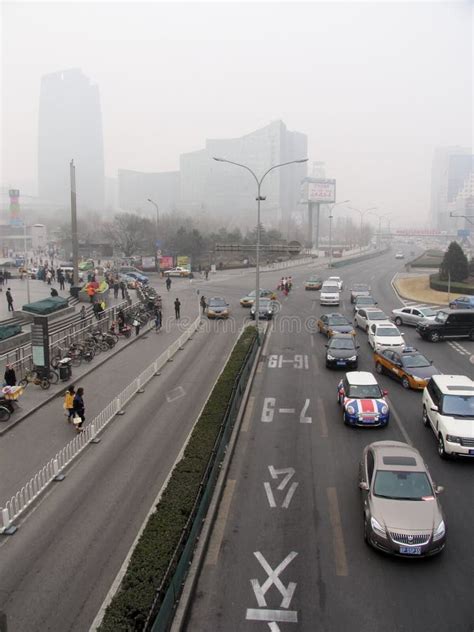 Air pollution in Beijing editorial photography. Image of dust - 38224547