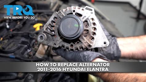 How To Replace Alternator Hyundai Elantra Youtube