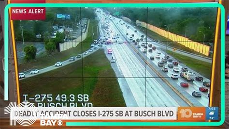 I 275 Sb At Busch Blvd Reopens After Deadly Crash Youtube