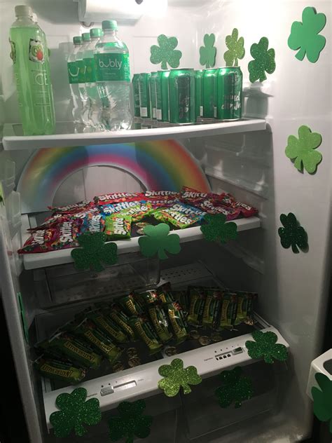 March Wow Fridge St Patrick Day Treats Resident Events Ideas Apartments St Patricks Decorations