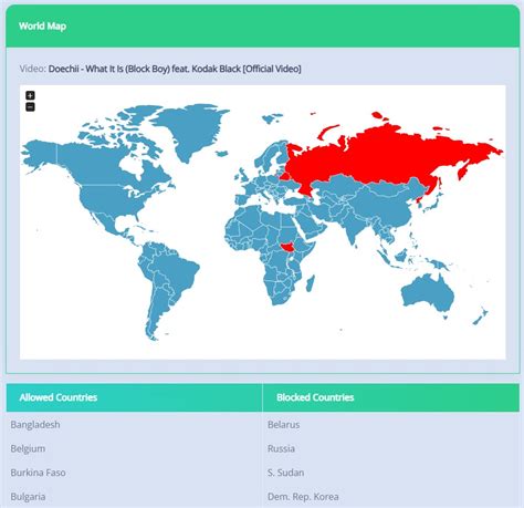 Best FREE YouTube Video Region Country Restriction Checker