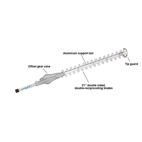 Echo PAS Mid-Reach Hedge Trimmer Attachment