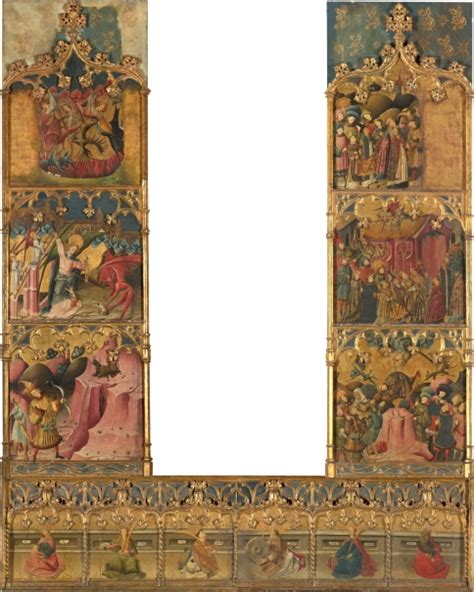 Retablo de la leyenda de San Miguel Colección Museo Nacional del Prado