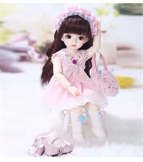 16 Bjd Doll Sd Girl Ginger B Free Face Make Upeyesclotheswigshoes