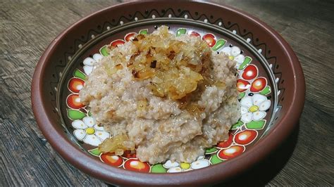 Пшенична Каша з Цибулькою Пісна Wheat Porridge with Onions YouTube