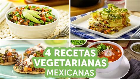 4 recetas vegetarianas mexicanas Kiwilimón YouTube