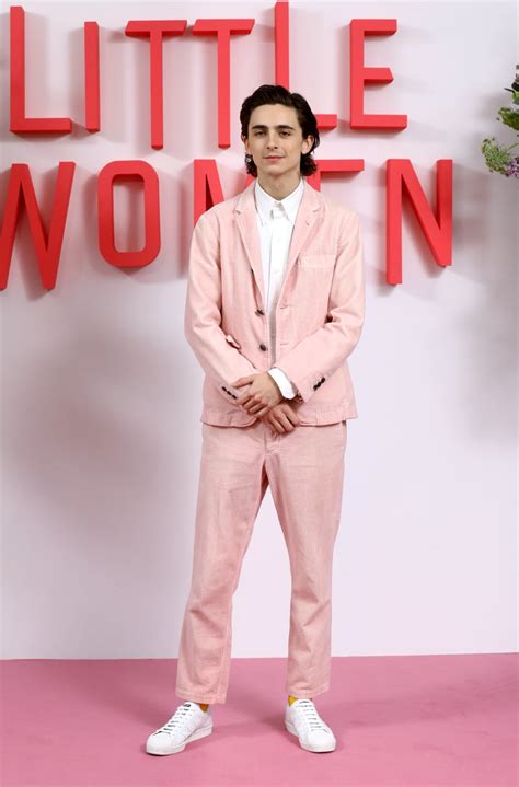 Timothée Chalamet Just Wore Another Pink Suit Ps Fashion