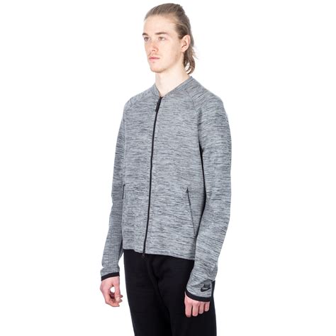 Nike Tech Knit Jacket Carbon Heatherblackcool Greyblack Consortium