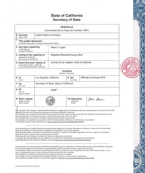 California Apostille California Sos Apostille Us Apostille Guide