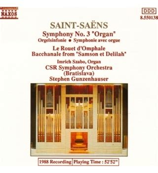 Saint-saens Symphony No 3 Organ Music Cd: Sheet Music from Music Exchange