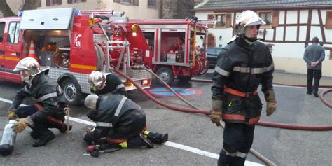 Herrlisheim Les Pompiers En Exercice