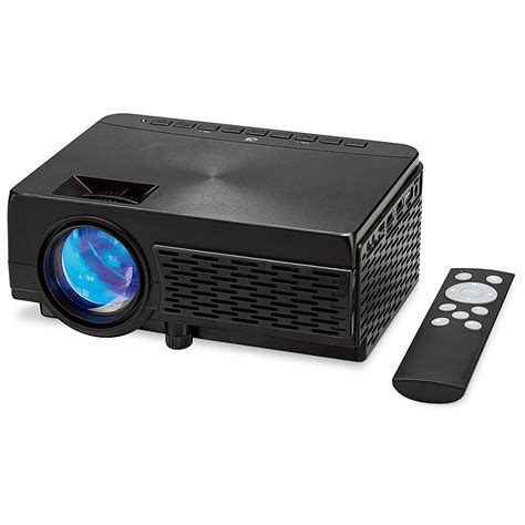 Gpx 800 X 480 Mini Projector With 2500 Lumens Bluetooth With 120 In
