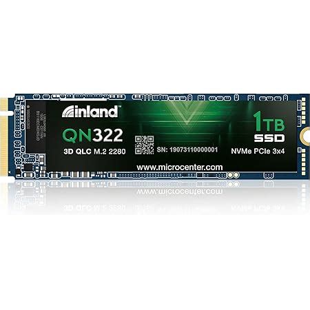 Amazon INLAND 1TB Performance Plus NVMe Internal Gaming SSD Solid