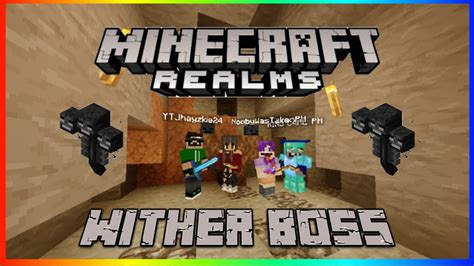 Wither Boss Fight Minecraft Daksu Realms Youtube