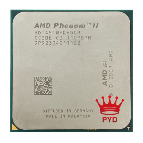 ซ็อกเก็ตโปรเซสเซอร์ CPU AMD Phenom II X6 1045T - HDT45TWFK6DGR 2.7GHz ...