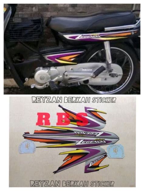 Sticker Striping Full Set Lis List Body Astrea Legenda Tahun