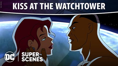 Justice League Kiss At The Watchtower Super Scenes Dc Youtube