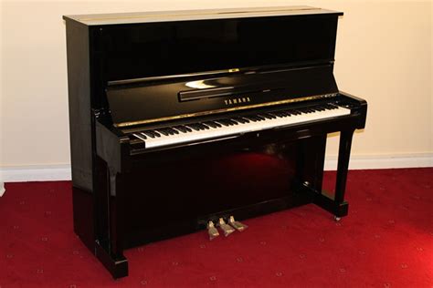 Yamaha U1 black upright piano | Horsham Piano Centre