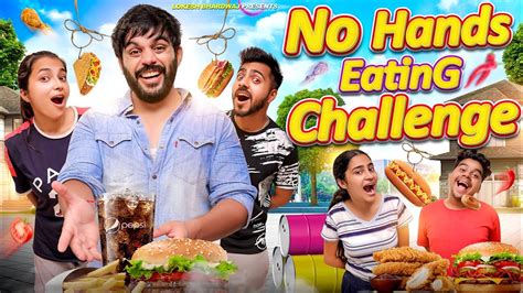 No Hands Eating Chellenge Shivam Dikro Lokesh Bhardwaj Aashish